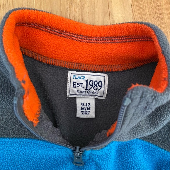 Children’s Place 9-12M Half-Zip Fleece Jacket for Baby - Picture 3 of 4